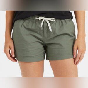 VUORI NWT Women's XL Green Ripstop Shorts Activewear Drawstring Activewear VW364